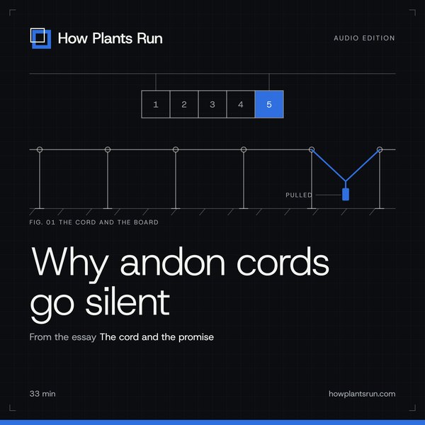 Cover of the audio edition: Why andon cords go silent